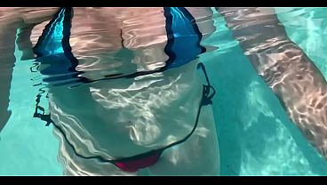 Artemisia love sexy bikini underwater and big tits fetish