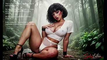 Hot latina chick enticed me in the foggy forrest for the insane fucking.[AI]