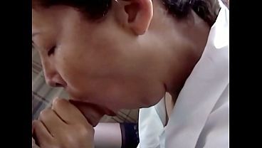 I’ve always loved sucking cock, here I am sucking my stepbrother’s and his friend’s cocks until they both cum.