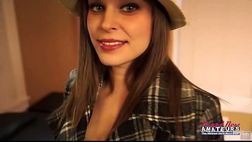 Livia Tiny Newbie Goes From Shy Smile To Greedy Deep Oral Finish!