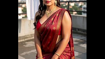 Uma Bhabhi Blacked on Rooftop | AI Generated | Anal Sex